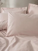 Cotton Box Plain Çift Kişilik Nevresim Takımı Plain Pudra thumbnail 2