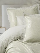 Cotton Box Chi Chi Çift Kişilik Pikeli Nevresim Takımı Velora Adaçayı thumbnail 2