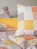 Cotton Box Flanel Çift Kişilik Nevresim Takımı Palm Hardal - 2