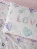 Cotton Box Genç Odası Tek Kişilik Nevresim Takımı Lovella Pembe thumbnail 3
