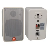 Magicvoice MV-21 10 CM 40 Watt Komütatörlü Hat Trafolu Beyaz Sütun Hoparlör (2'Li Takım) - 2