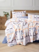 Cotton Box Flanel Çift Kişilik Nevresim Takımı Hayden Lila thumbnail 1