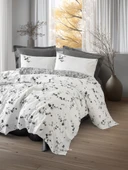 Cotton Box Dual Çift Kişilik Nevresim Takımı Elaria Antrasit - 1