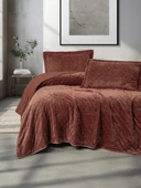 Cotton Box Softnest Tek Kişilik Yatak Örtüsü Boleta Kiremit thumbnail 1