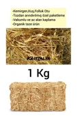 Canbay Doğal Ürünler 1 Kg Arpa Samanı - Kemirgen Otu - Kuş Otu - Folluk Otu - Sürüngen Otu - Yavrulama Altlığı - 1