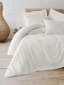 Cotton Box Twirly Çift Kişilik Nevresim Takımı Feya Bej thumbnail 1