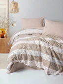 Cotton Box Flanel Çift Kişilik Nevresim Takımı Arrow Krem thumbnail 1