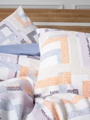 Cotton Box Flanel Tek Kişilik Nevresim Takımı Hayden Lila thumbnail 2