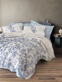 Cotton Box Çift Kişilik Nevresim Takımı Linora Mavi - 1