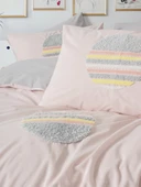 Cotton Box Puff Nakışlı Çift Kişilik Nevresim Takımı Tuft Gri thumbnail 2