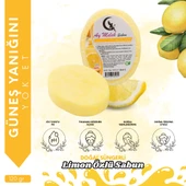 AYMELEK Limon Özlü Süngerli Doğal Güzellik Sabunu Yeni Kırışıklık Önleyici Etkili - 1