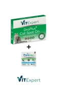 Vitexpert 2'li Set Kedi Iç Dış Anti Parazit Tüm Kediler Için Bitkisel 5 Damla Ve 2 Tablet Paketi - 8