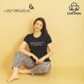 AYMELEK Kadın Pijama Takımı Pamuklu Lüx Pijama Seti - 2