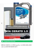 DELPHİ KIA CERATO 1.5 CRDI Uyumlu 1.6 CRDI 2005-2009 /102-115 BEYGİR BAKIM SETİ thumbnail 1