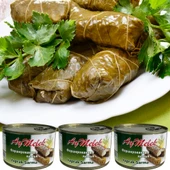 AYMELEK Yaprak Sarma (3 KUTU) Yerli Üretim 400 gr Doğal Besin Deposu Hazır Yemek - 2