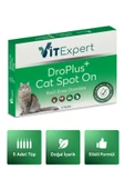 Vitexpert Droplus Kedi Damlası Pire Dış Parazit Bit Kene Deri Bakımı Için Bitkisel Damla ( 1-7 Kg ) 5 Tüp - 8