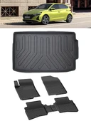 Sahler Hyundai İ20 2021 Sonrası Elite Plus 4.5D Paspas 3D Rizline Üst 3D Bagaj Havuzu Set thumbnail 1