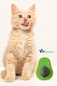 Vitexpert Doğal & Yenilebilir Kedi Nanesi Otu Avokado Kedi Çimi Özel Yapışkanlı 360° Dönen Catnip Yalama Topu - 5