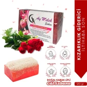 AYMELEK Sabun Doğal Kabak Lifli Gül Sabunu - 1