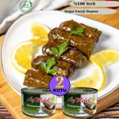 AYMELEK Yaprak Sarma (2 KUTU) Yerli Üretim 400 gr Doğal Besin Deposu Hazır Yemek - 1