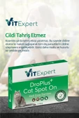 Vitexpert Droplus Kedi Damlası Pire Dış Parazit Bit Kene Deri Bakımı Için Bitkisel Damla ( 1-7 Kg ) 5 Tüp - 6