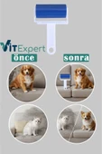 Vitexpert Yeni Nesil Yıkanabilir Tüy Kıl Toz Toplayıcı Rulo Yapışkanlı Kedi ve Köpek Tüyü Toplama Rulosu - 4