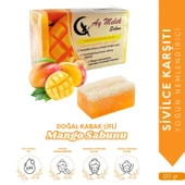 AYMELEK Mango Özlü Doğal Kabak Lifli Güzellik Sabunu Cilt Kırışıklık Önleyici Etkili - 3