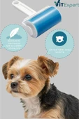 Vitexpert Yeni Nesil Yıkanabilir Tüy Kıl Toz Toplayıcı Rulo Yapışkanlı Kedi ve Köpek Tüyü Toplama Rulosu - 5