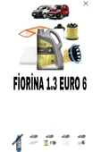 OPAR 0W-20 4 LT 2025 ÜRETİM+Fiat Fiorino 4plus Bakım Seti Euro 6 1.3 Jtd Multijet 2016 Sonrası Kit thumbnail 1