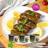 AYMELEK Yaprak Sarma (3 KUTU) Yerli Üretim 400 gr Doğal Besin Deposu Hazır Yemek - 1