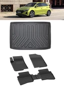 Sahler Hyundai İ20 2021 Sonrası Elite Plus 4.5D Paspas 3D Rizline Alt 3D Bagaj Havuzu Set thumbnail 1