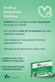 Vitexpert Droplus Kedi Damlası Pire Dış Parazit Bit Kene Deri Bakımı Için Bitkisel Damla ( 1-7 Kg ) 5 Tüp - 2