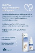 Vitexpert OptiPlus Kedi & Köpek Antibakteriyel Göz Temizleme Solüsyonu Alerji Kızarıklık Enfeksiyon Göz Bakımı - 2