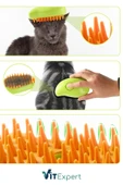 Vitexpert Yeni Nesil Şarjlı Buharlı Kedi & Köpek Tarağı Ultra Yumuşak Silikon Tüy Toplayıcı Yıkama Fırçası - 6