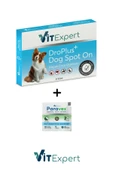 Vitexpert 2'li Set Köpek İç Dış Anti Parazit Tüm Köpekler İçin Bitkisel 5 Damla ve 2 Tablet Paketi - 8