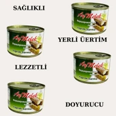AYMELEK Yaprak Sarma (2 KUTU) Yerli Üretim 400 gr Doğal Besin Deposu Hazır Yemek - 6