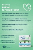 Vitexpert Bitkisel & Lezzetli Kedi Ve Köpek Parazit Tableti Paravex Herbal Anti-worm 4 Adet Tablet - 2