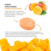 AYMELEK Sabun Mango Özlü - Doğal Banyo Süngerli Sabun - 2