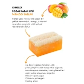 AYMELEK Mango Özlü Doğal Kabak Lifli Güzellik Sabunu Cilt Kırışıklık Önleyici Etkili - 1