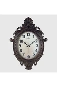 Galaxy Duvar Saati Kahverengi Çerçeve Çap:73cm X 54cm Vintage Taçlı Eksitme Dekoratif Amerikan Bristol Kadr - 1