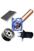Renault Clio 2 1.5 Dci Filtre Bakım Seti 55-70-66-80-100 Bg Model 2001-2010  5Lİ SET thumbnail 1