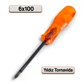 Kendo Tornavida Vida Civata Sökme Sıkma Manuel El Klasik Yıldız Düz Uç Uçlu 6x125 KTT6126 thumbnail 2