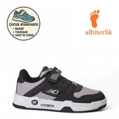 Albishoes Unisex Kız Erkek Çocuk Basket Cırtlı 4 Mevsim Kışlık Anatomik Sneaker Çocuk Spor Ayakkabı thumbnail 1