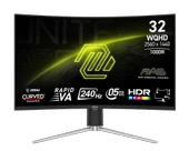 MSI MAG 325CQRXF E2 31.5" 0.5 ms 2K Curved 240 Hz Oyuncu Monitörü - 1