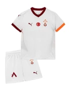 Galatasaray Orijinal Lisanslı 24-25 Sarı - Kırmızı 5 Yıldızlı Çocuk Forma Set - 1