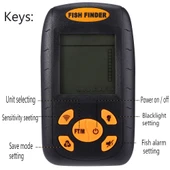 Valkyrie Dijital Balık Bulucu Ultrasonik Sonar Gps100Mt Siyah - 3