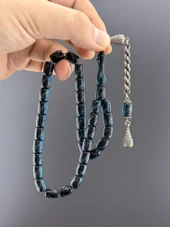 1000 AYAR İŞLEMELİ KAMİL PUĞ  ATEŞ KEHRİBAR 925 AYAR PÜSKÜL KAPSÜL KESİM 7,5X10,75mm - 4