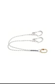 Kİ231 Çift Kollu Statik Halatlı Lanyard Büyük Kancalı - 1