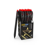 Silka Linc Starone Tükenmez Kalem 0.7 mm Kırmızı 25 Adet thumbnail 1