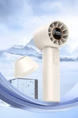 Taşınabililir Mini Usb Şarjlı Turbo Dijital Ekranlı El Vantilatör Fan Soğutucu T12 - 8
